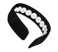 FOMIYES Adjustable Comfortable Acupressure Headband Portable Acupressure Wrap for Muscle Relaxation and Headache Relief Easy to Use Black Head Acupuncture Strap for Busy Lifestyles