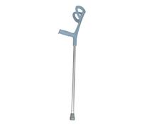 FOMIYES Adjustable Forearm Crutch for Elderly and Wounded Adults with Comfortable Grip Handle, Lightweight Aluminum Alloy Construction, Reduces Hand Damage from Vibration and Friction,