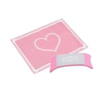 FOMIYES Advanced Silicone Nail Art Hand Pillow Cushion Foldable Washable Manicure Mat Pad Portable Pink Hand Rest for Salon and Professional Nail Tech Use