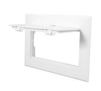 FOMIYES Air Conditioner Service Panel Fresh Inspection Panel White Pvc Portable Compatible with Multiple Air Conditioner Brands for Home and Business