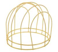 FOMIYES Ancient Chinese Crown Frame Metal Headwear DIY Accessory Small Size Vintage Gold Tone Headdress Base for Hanfu Headwear Making and Crown Crafting