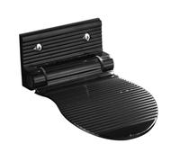 FOMIYES Anti-slip Shower Pedal Aluminum Shower Step Bath Spa Foot Stool Easy Install Foot Rest Perfect for Bathroom Hotel