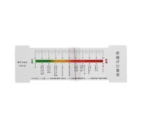 FOMIYES Assessment Scale Ruler for Clinic and Home Rehabilitation, Lightweight Plastic Scoring Tool with Accurate Angle Measurement for Adult and Pediatric Use