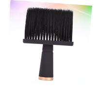 FOMIYES Barber Neck Duster Brush Soft Nylon Hair Cutting Kit for Home and Salon Use Plastic Handle with Fine Bristles Broken Hair Cleaning Around Ears and Neck Black Frosted Random Color