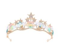 FOMIYES Baroque Seashell Crown Headpiece Lightweight Mermaid Hair Accessory for Women and Elegant Princess Hair Clips for Party and Costume Celebration