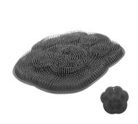 FOMIYES Bath Brush Suction Cup Massage Pads for Shower Foot Cleaner Silicone Scrubber Mat for Home Bathroom Use Easy to Install and Clean