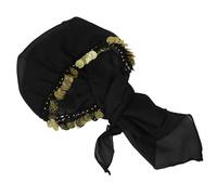 FOMIYES Belly Dancer Coin Headpiece: Tribal Head Scarf With Dangling Coins - Retro Headband Ornament For Dance & Cultural Performances