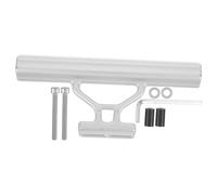 FOMIYES Bike Handlebar Extender Bracket Titanium Color with 5X16Mm Mounting Hole, Multi-Function Bicycle Extension Holder for Lights and Accessories, Compatible with Road and Mountain