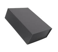 FOMIYES Black 2 Pack Cardboard Jewelry Boxes Foldable Design with Magnetic Closure Lid Elegant Luxury Boxes for Birthdays Celebration