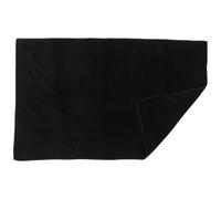 FOMIYES Black Makeup Tablecloth 50x80cm, Rectangular Vanity Desk Protector Mat for Beauty Styling and Nail Art, Small Non-slip Table Cover for Makeup Artists and Photography Use