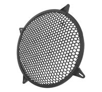 FOMIYES Black round Speaker Grills Cover for Subwoofer and Speaker Waffle-style Pattern with Abs Material Easy Installation Sturdy Protective Mesh