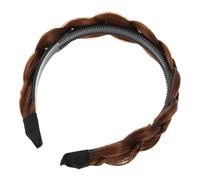 FOMIYES Braided Headband for Women Realistic Solid Color Hair Accessory Synthetic Braid Design for Versatile Styling Comfortable and Secure Fit for Any Occasion Enhanced Height and Volume