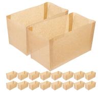 FOMIYES Bread Pan Liner Nonstick Paper Loaf Liners 50 Sheets 250G Kraft Parchment for Easy Release Baking at Home