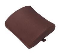 FOMIYES Breathable Slow Pillow Office Chair Pillow Comfortable Plush Memory Foam Lumbar Support Cushion Easy to Carry Coffee for Use on A Train Or in Bed