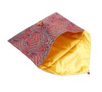 FOMIYES Buddhist Scriptures Book Bag with Dharma Treasure Cloth Material for Sundries and Souvenir Storage Suitable for Temple Supplies and Organizer