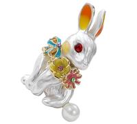 FOMIYES Bunny Brooch Pin for Women Classic Rabbit Lapel Accessory for Spring Holidays for Birthdays Easter Mother Day and More
