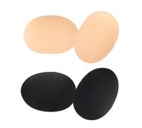 FOMIYES Butt Lifter Pads Seamless and Natural Look 4pcs Reusable Silicone Hip Enhancer Inserts with Self-adhesive Design, Cotton Material for Women for Dresses and Leggings