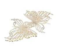FOMIYES Butterfly Claw Clip Hair Clips Butterfly Bling Hair Styling Tool 2Pcs Large Metal Jaw Clamp for Women Everyday Wear
