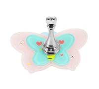 FOMIYES Butterfly Nail Art Decals Nails Decoration Stickers Double Layer Butterfly Acrylic Stand for Salon Home Display