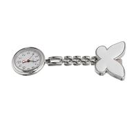 FOMIYES Butterfly Nurse Fob Watch for Women Cute Pocket Watch Clip and Students Easy to Read Dial