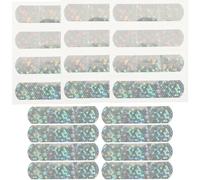 FOMIYES Cartoon Sequins Plasters 20pcs Kids Cartoon Bandages Glitter Bandages Wrap for Girls Boys Children Cuts Scrapes and Wounds Girl Plasters