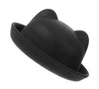 FOMIYES Cat Ear Top Hat for Dress Up Halloween Costume Sleek Black S Hat with Adorable Cat Ears Stylish and Versatile Party Accessory for Boys