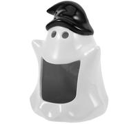FOMIYES Ceramic Hamster House Cute Halloween Ghost Design Small Pet Hideout Comfortable and Simple to Use Sleeping Nest Suitable for Hamsters and Small Pets in Cage