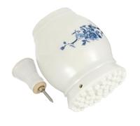 FOMIYES Ceramic Moxa Burner Pot Versatile Moxibustion Can for Therapy Body Care Lightweight Reusable Design for Moxibustion Guasha Treatments Safe for Skin Use