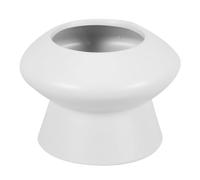 FOMIYES Ceramic Pet Feeding Bowl Raised High Feet Flat Face Design Cervical Spine Protection Dog and Cat Water Bowl Suitable for Daily Use Random Color