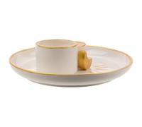FOMIYES Ceramic Sage Burner Holder for Burning Incense Sticks with Elegant White Design, Purifies the Air and Provides Good Decorative Effect, for Tabletop Centrepiece and Home Use