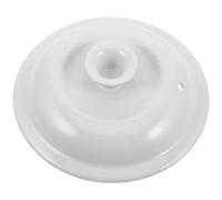 FOMIYES Ceramic Slow Cooker Replacement Lid 1l round Pot Cover with Handle Accessory, Heat-resistant Ceramic Bowl Lid for Home Kitchen Cooking and Stew Pot Use Random Style