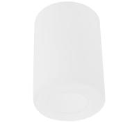 FOMIYES Chandelier Lamp Shade Replacement Glass Lampshade Cylinder White Glass Light Fixture Cover for E27 Bulb Base, Easy to Clean, Ceiling Lights, 7.08 x 3.93 Inches