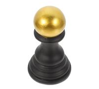 FOMIYES Chic Resin Chess Decor Small Black Soldier Figurine, Creative International Chess Sculpture for Cabinet and Office Display, Stylish Home Collectible Accent