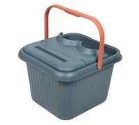 FOMIYES Chinese Medicine Foot Bath Spa Basin Elevated Pedicure Bowl Lid Handle