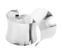 FOMIYES Chunky Open Wide Geometric Cuff Bracelet for Women Metal Punk Style Polished Smooth Surface Versatile for Street Snap and Fashion Jewelry