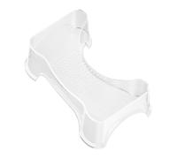 FOMIYES Clear Non Slip Toilet Stool for Adults Raised Bathroom Potty Step Stool for Squatting Footrest for Comfortable Height Versatile Use in Home School and Public Restrooms