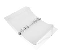 FOMIYES Clear Self-Sealing Pill Organizer Pouches with EVA Binder Cover Travel Medicine Storage Bags for Tablets and Small Items Slip-Resistant and Design for Professionals and Students