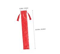 FOMIYES Cloth Mahjong Pushers Holder Sleeve Red Dragon Pattern Protective Rack Cover for American Foldable Mahjong Racks Portable Storage Bag for Travel and Home Use