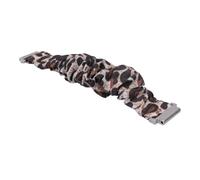FOMIYES Cloth Watch Band Leopard Print Headband Shape Soft Breathable Fabric Strap Replacement for Compatible Smartwatches Stylish Wristband
