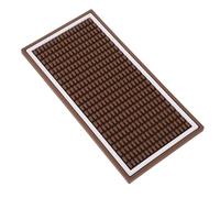 FOMIYES Coffee Bar Spill Mat Resistant to Deformation and Wear with Nonslip PVC Design, Stylish American White Edge Soft Drainage Mat for Coffee Shops and Homes