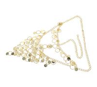 FOMIYES Coin Veil Face Chain Mask for Women Decorative Masks Halloween Dance Headwear for Masquerade Parties Belly Dance Performances and Theatrical Events