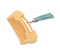 FOMIYES Comb with Intricate Ruyi Lock Engraving Fine-tooth Design for Hair and Beard Grooming and Scalp-friendly Massage Tool for Men
