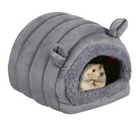FOMIYES Comfortable and Warm Small Animal House for Guinea Pig and Hamster, Canvas and Pp Cotton Material with Cute Design, Convenient to Clean Pet Bed Suitable for Hamster Cage