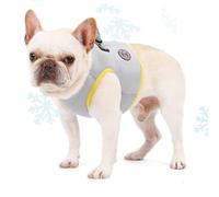 FOMIYES Cooling Dog Vest with Breathable Mesh and Cotton Material for Heat Absorption, Quick Release Buckle, for Walking and Jogging Activities