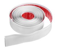 FOMIYES Corner Moulding PVC Floor Skirting Board Trim Self Adhesive with Adjustable Length and Easy to Clean Baseboard Molding for DIY Projects and Home Decor in Sleek Modern White