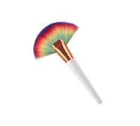 FOMIYES Cosmetics Brush Nylon Bristles Makeup Brush Wooden Handle for Powder Blush Eye Shadow