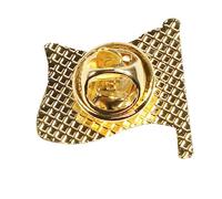 FOMIYES Creative Metal National Flag Brooch Pin Sturdy Clothes Badge for Festival Birthday Shower Red and White Canada Flag Design Fashion Breastpins for Boys and Accessories