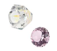 FOMIYES Crystal Cup Nail Liquid Bowl Lid for High Transparency Glass Dish for Nail Art Studio for French Manicure