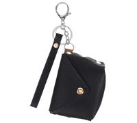 FOMIYES Cute Keychain Coin Purse Tiny Pouch Bag Charm Chain Purse Wallet Fashionable Pu Leather Pouch Easy to Carry