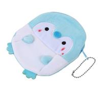 FOMIYES Cute Plush Penguin Purse Squeeze Coin Purse Portable Small Plush Change